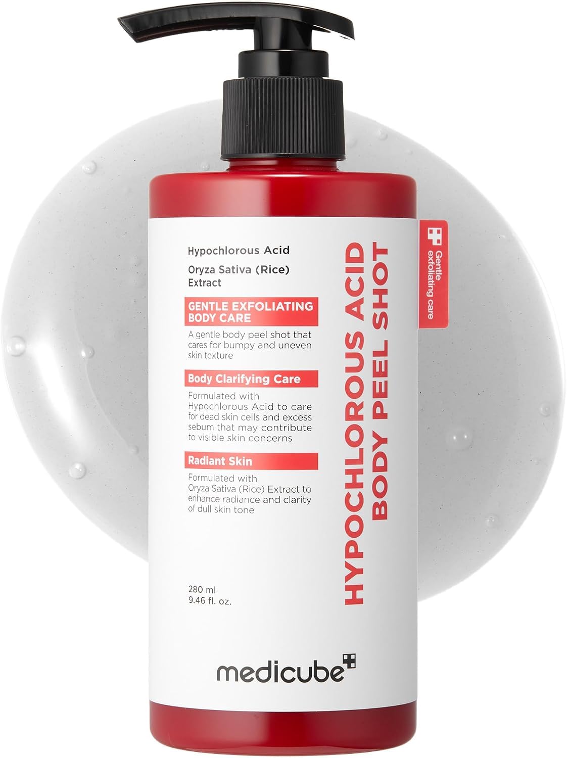 Exfoliant corps medicube Body Peel Shot à l'acide hypochloreux