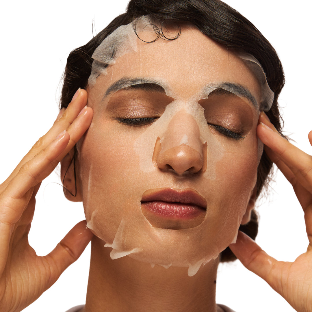 Masque en tissu collagène Plantifique – application