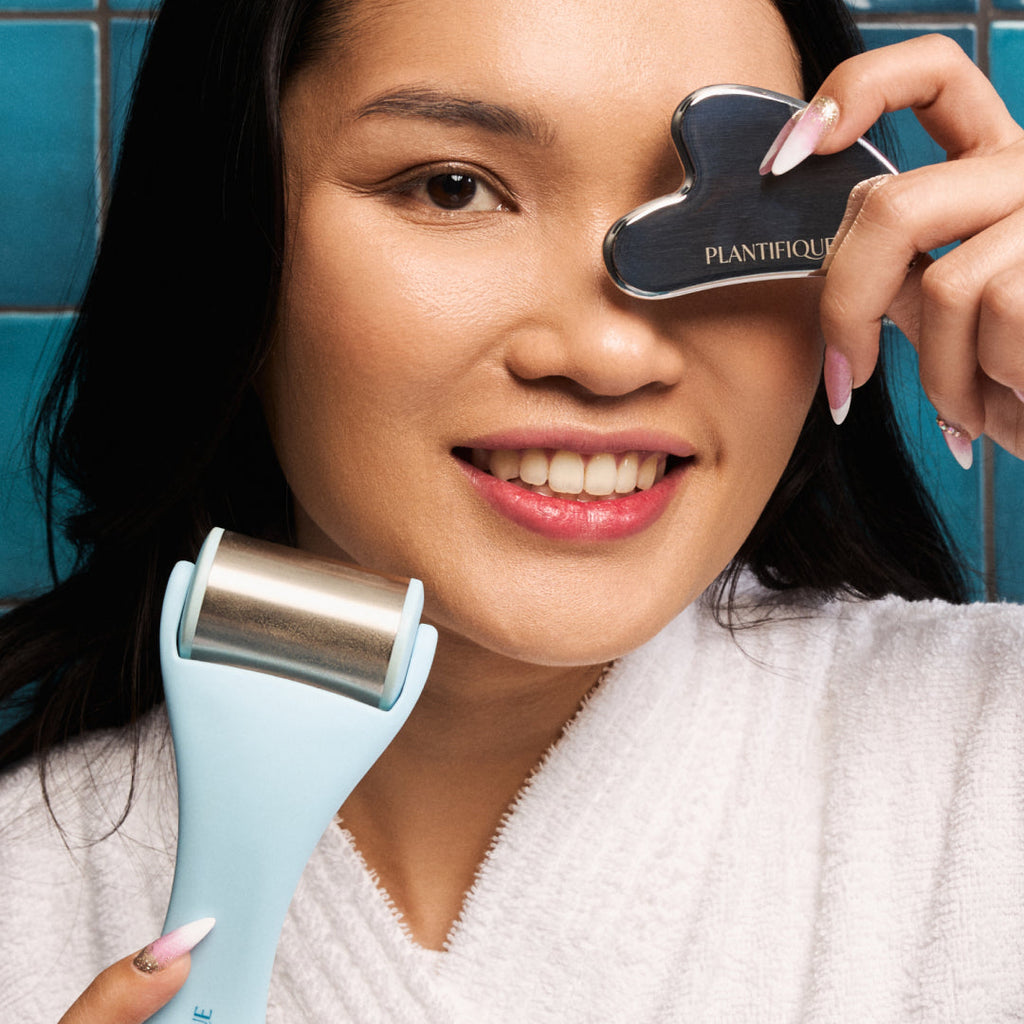 Ice roller gua sha Plantifique – utilisation